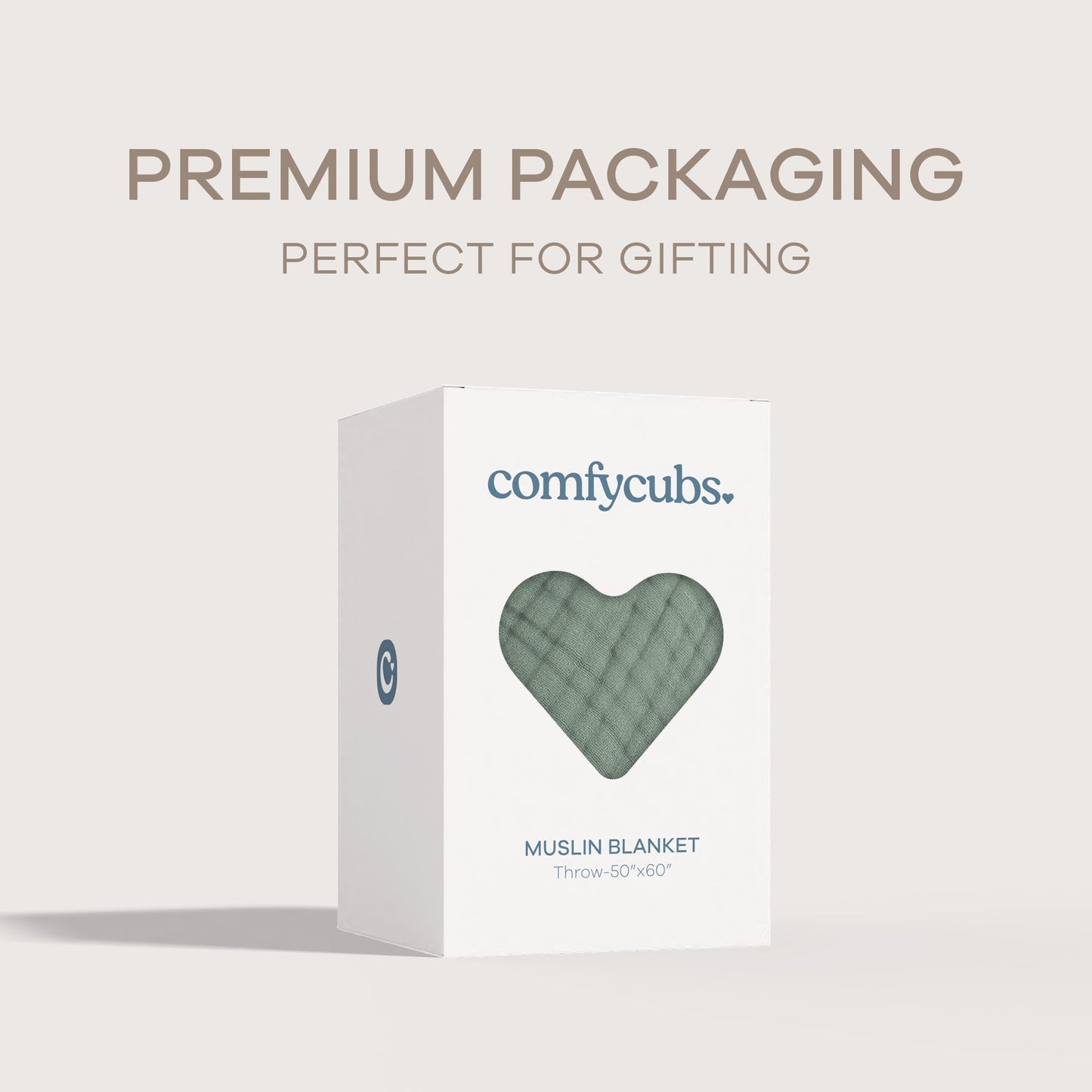 Adult Muslin Blanket in Fern