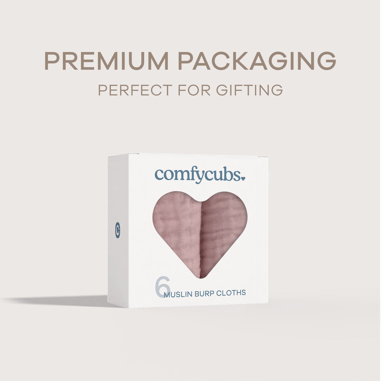 Muslin Burp Cloths - Mauve