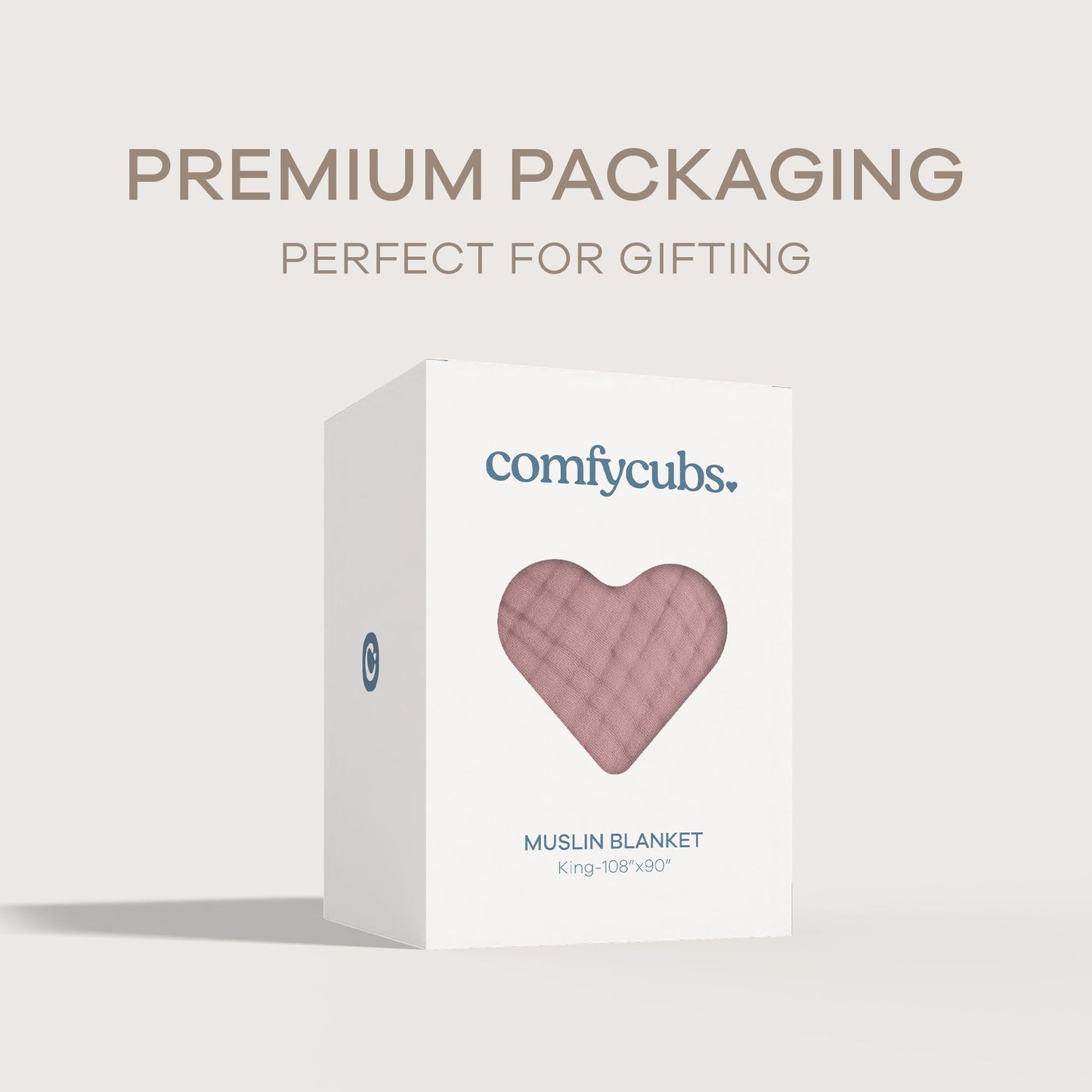 Adult Muslin Blanket in Mauve