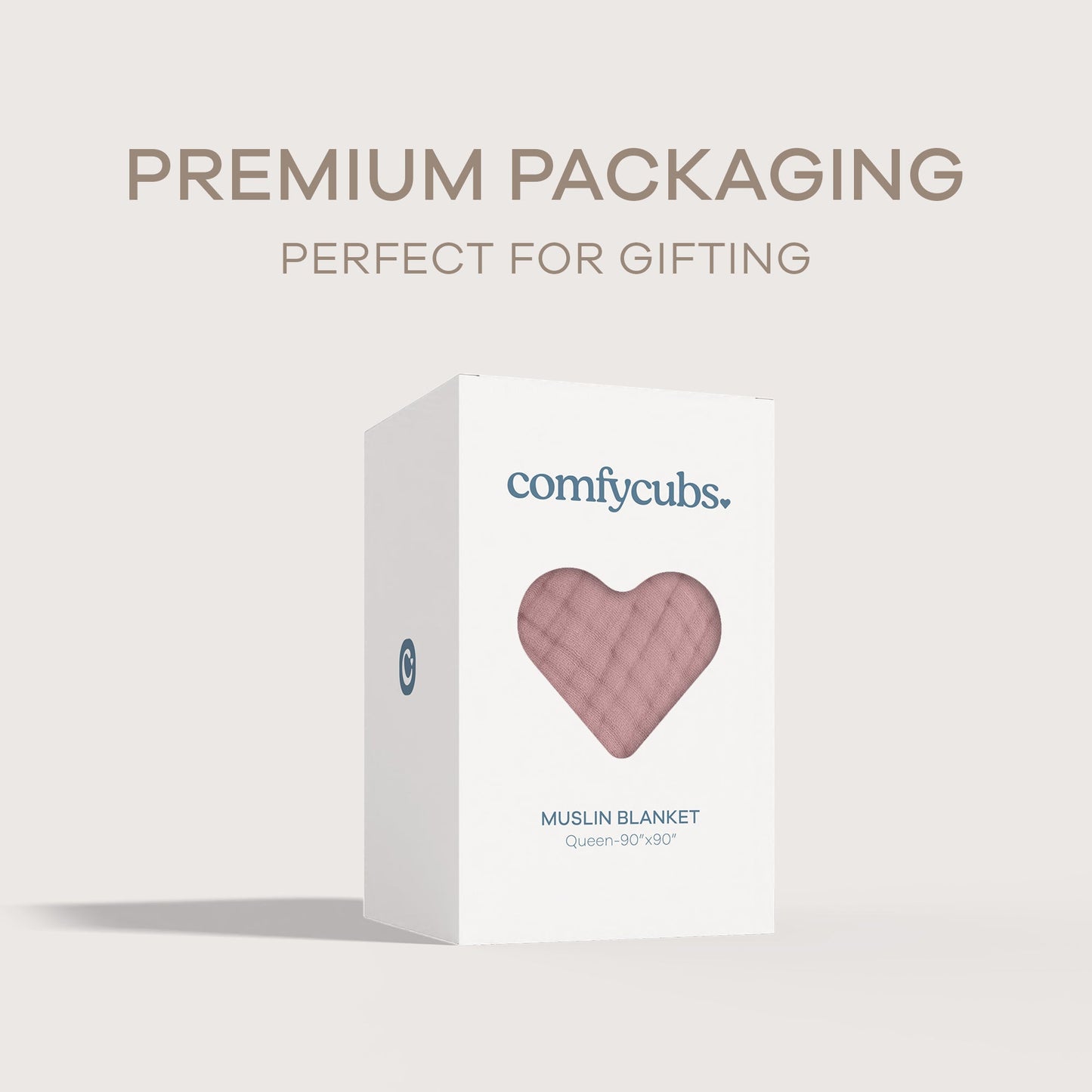 Adult Muslin Blanket in Mauve