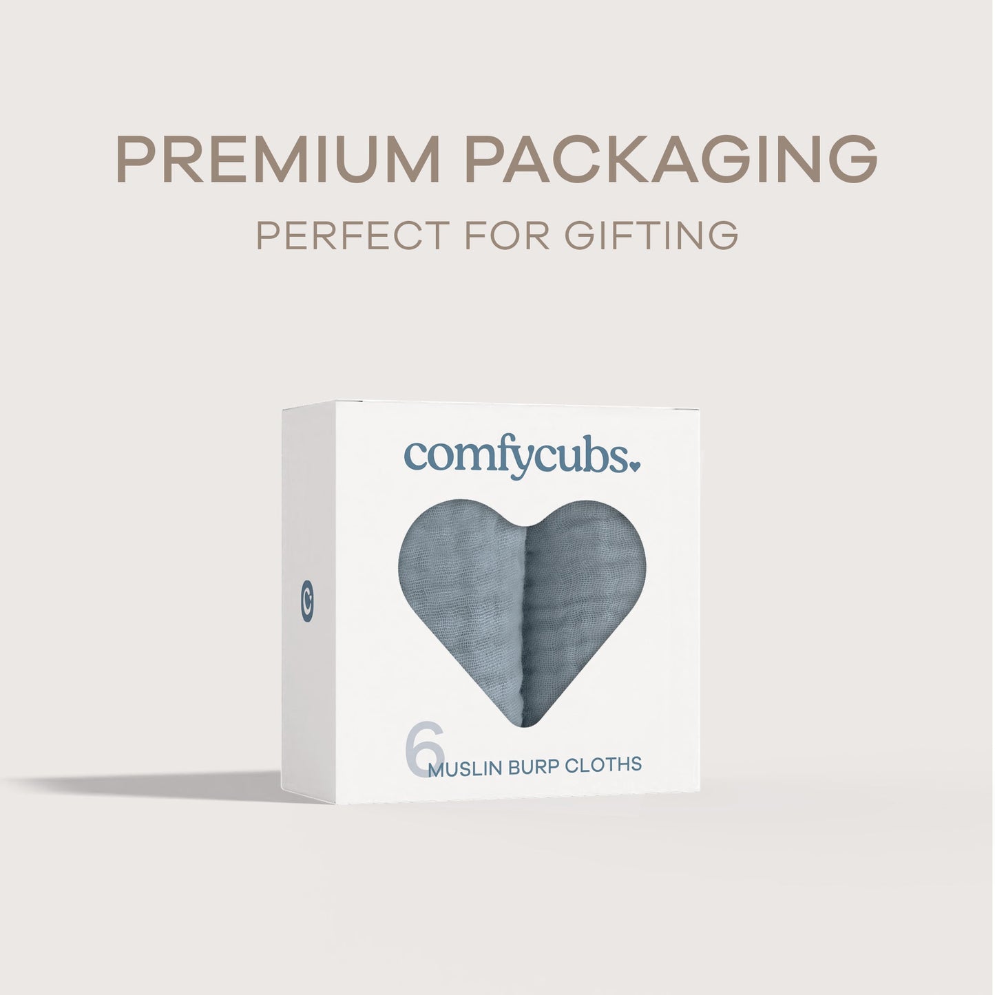 Muslin Burp Cloths - Pacific Blue