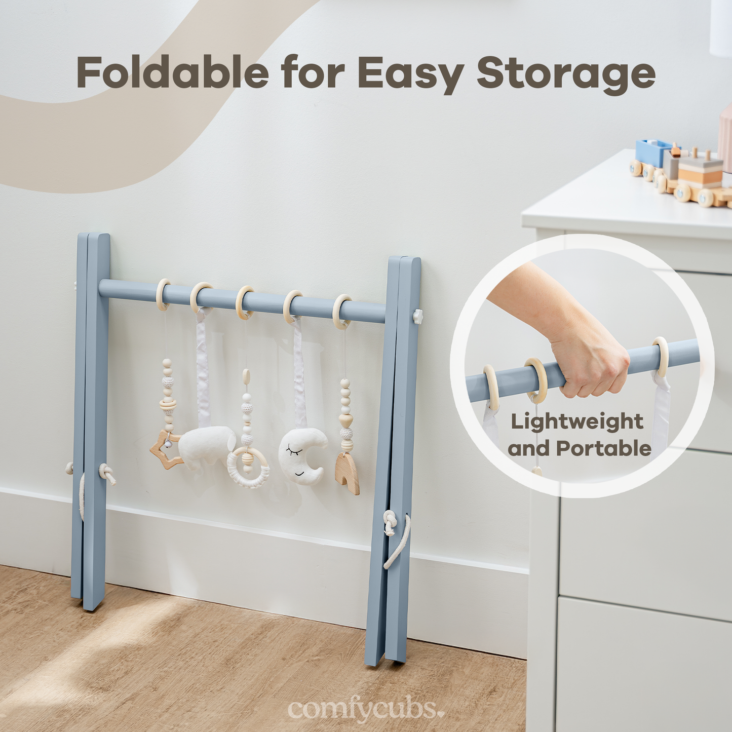 Baby Play Gym in Pacific Blue