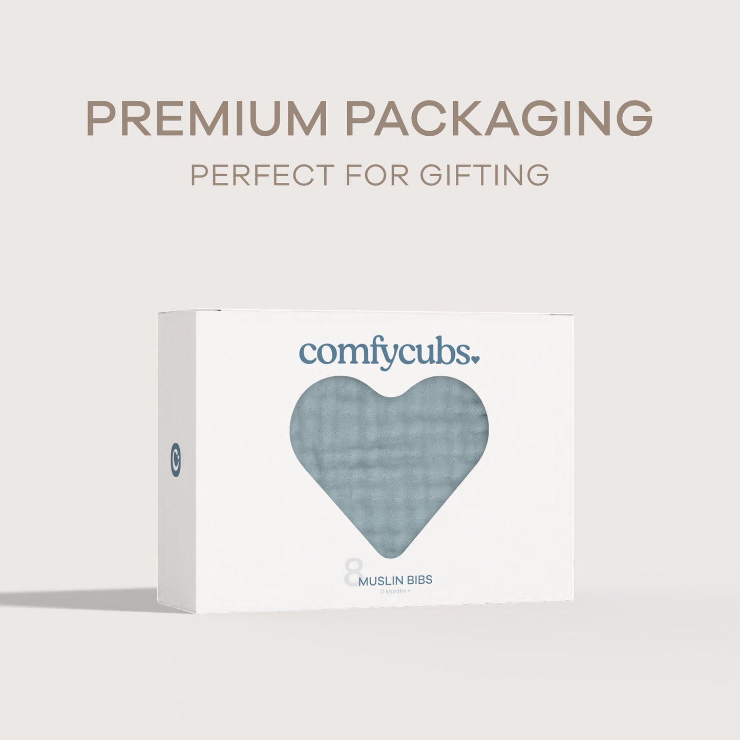 Muslin Bibs - Pacific Blue