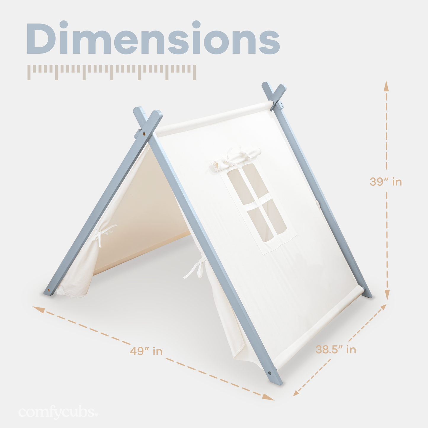 Kids Indoor Play Tent - Pacific Blue