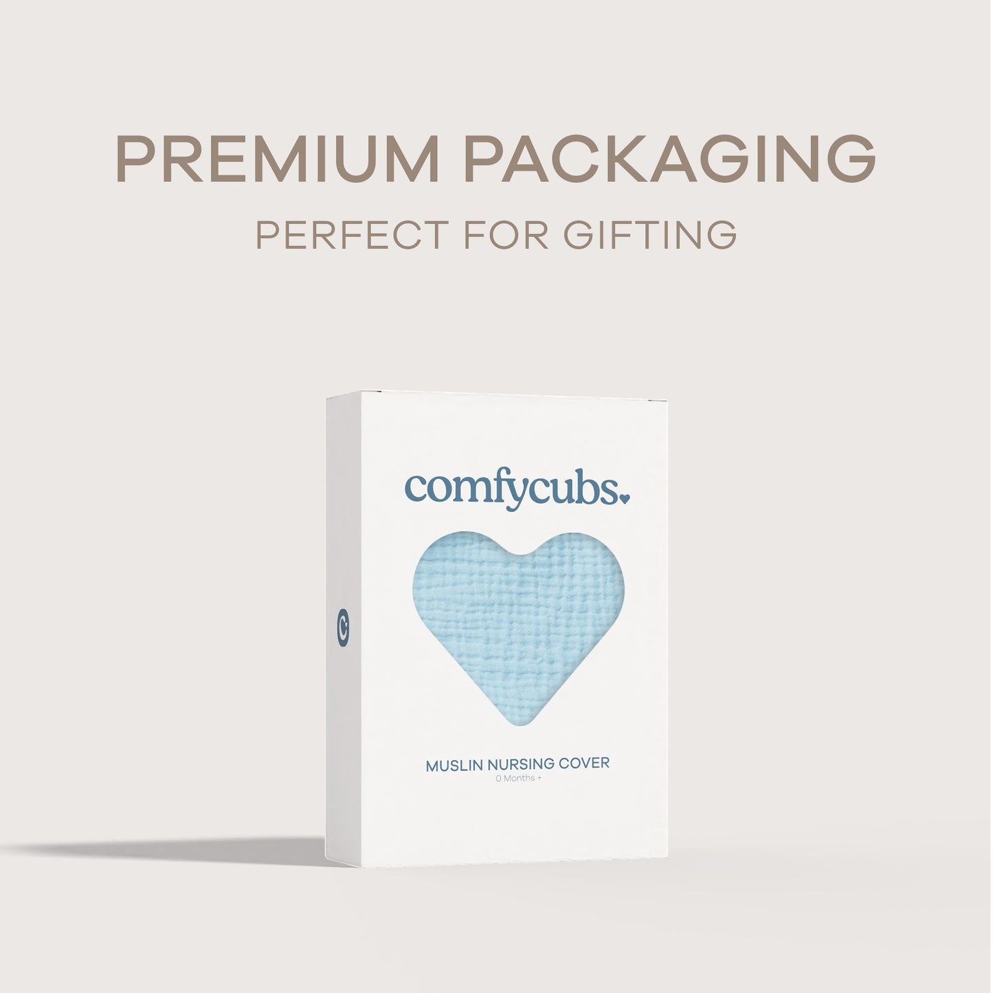 Muslin Nursing Cover - Sky Blue