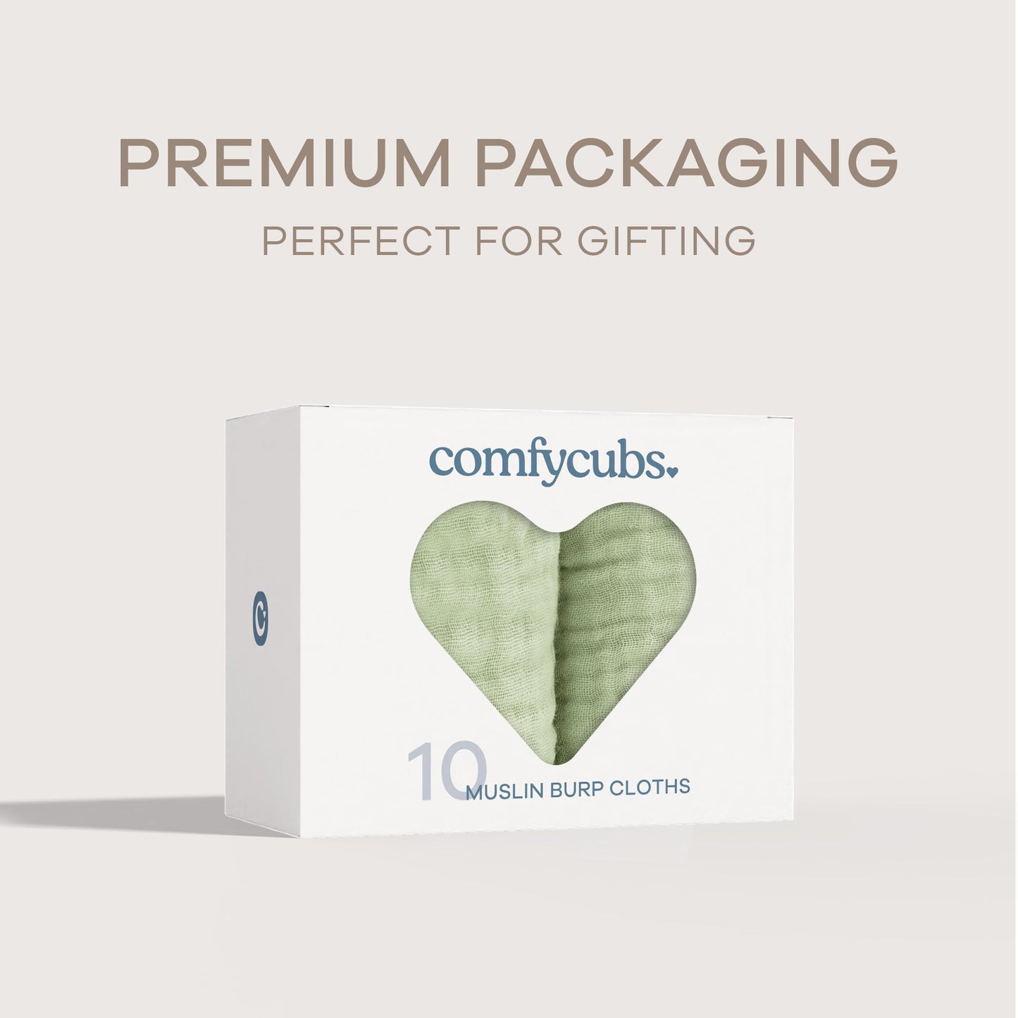 Muslin Burp Cloths - Sage