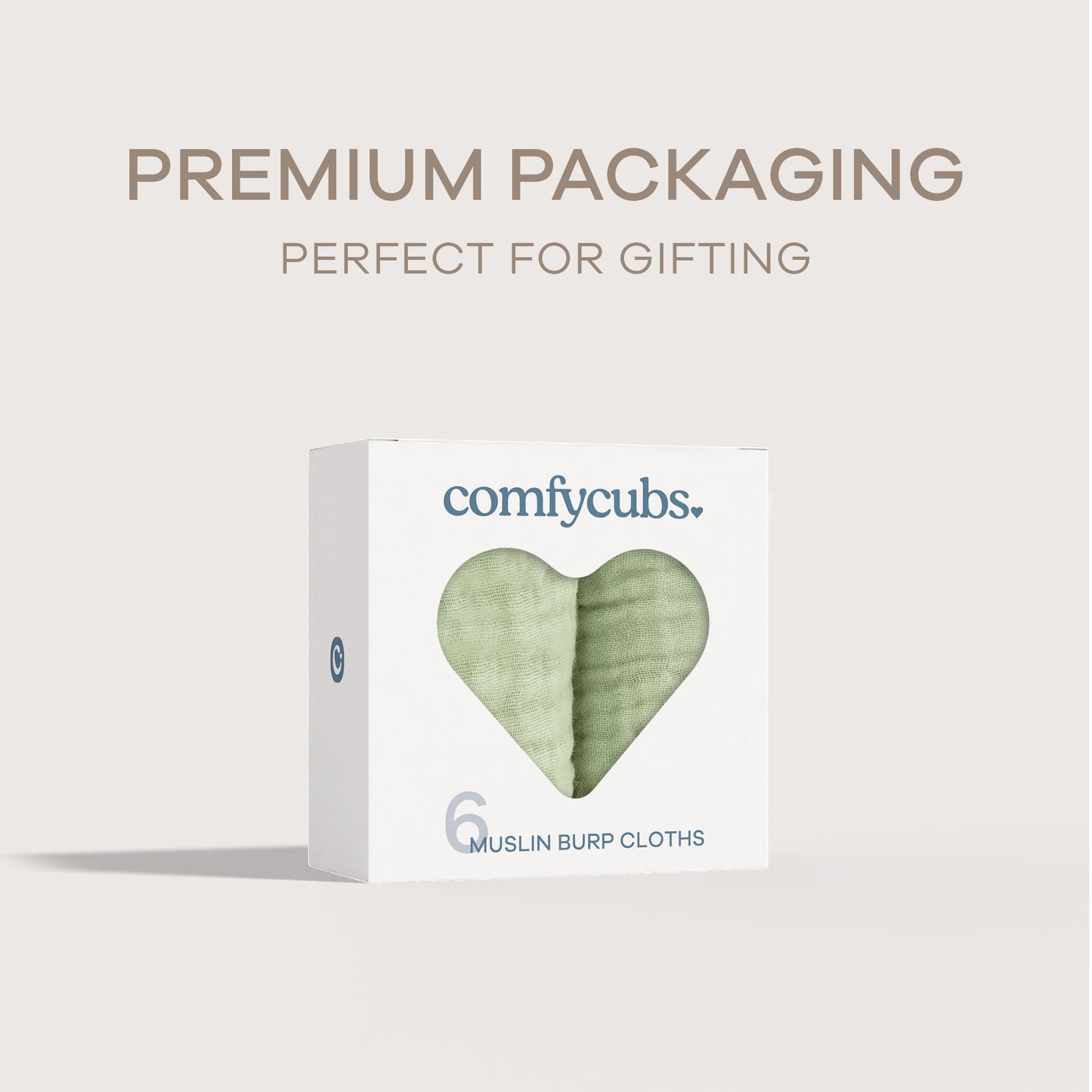 Muslin Burp Cloths - Sage