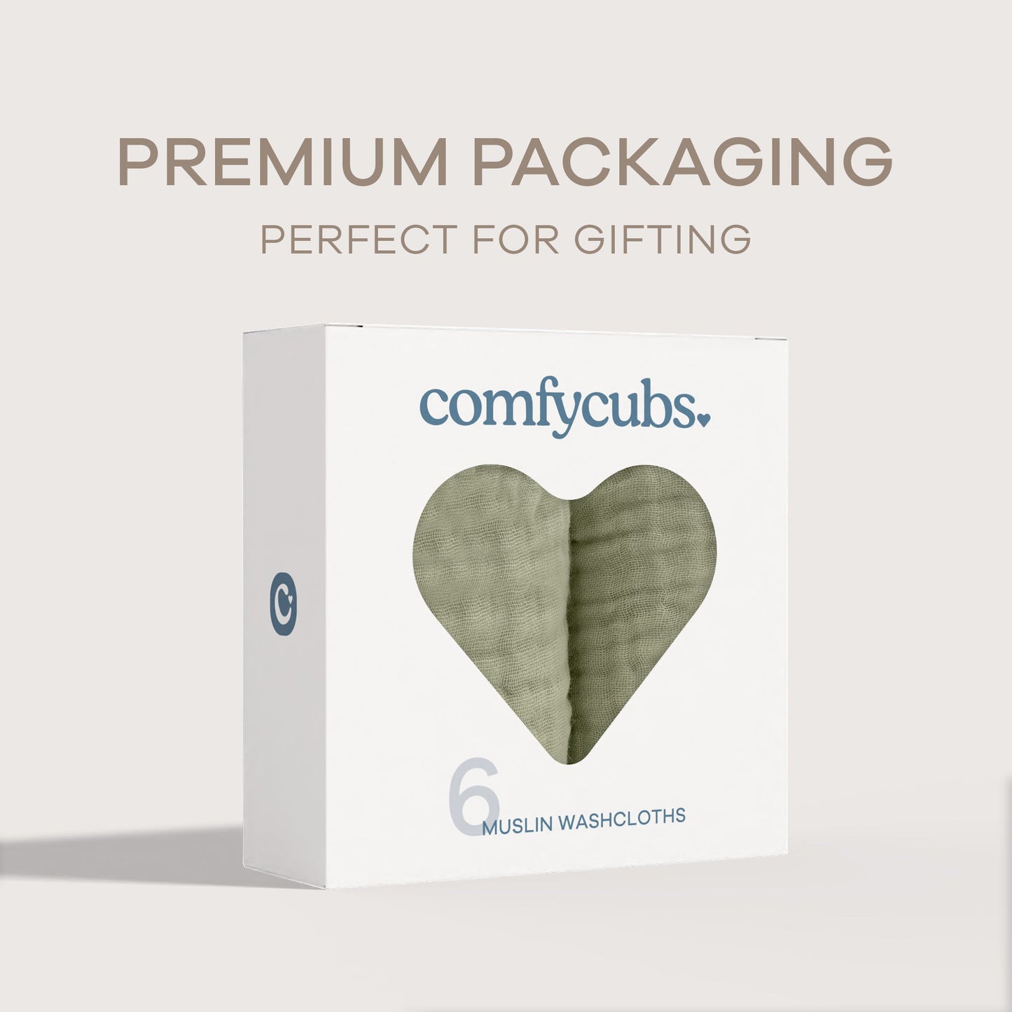 Muslin Washcloths - Sage