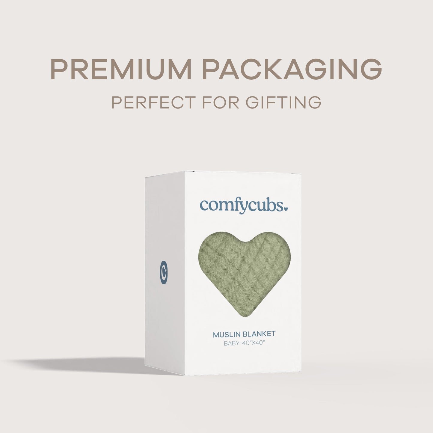 Baby Muslin Blanket in Sage