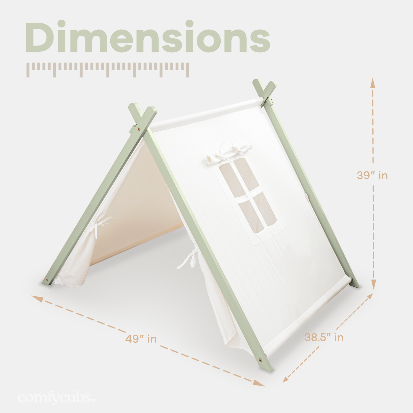 Kids Indoor Play Tent - Sage