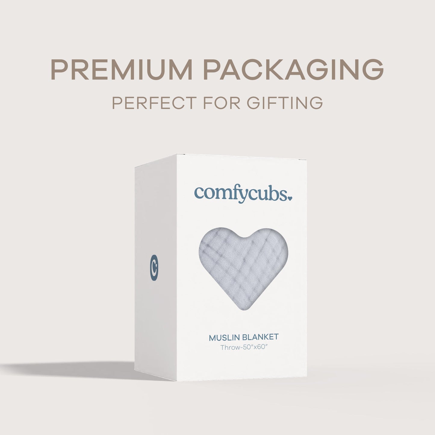 Adult Muslin Blanket in Heather