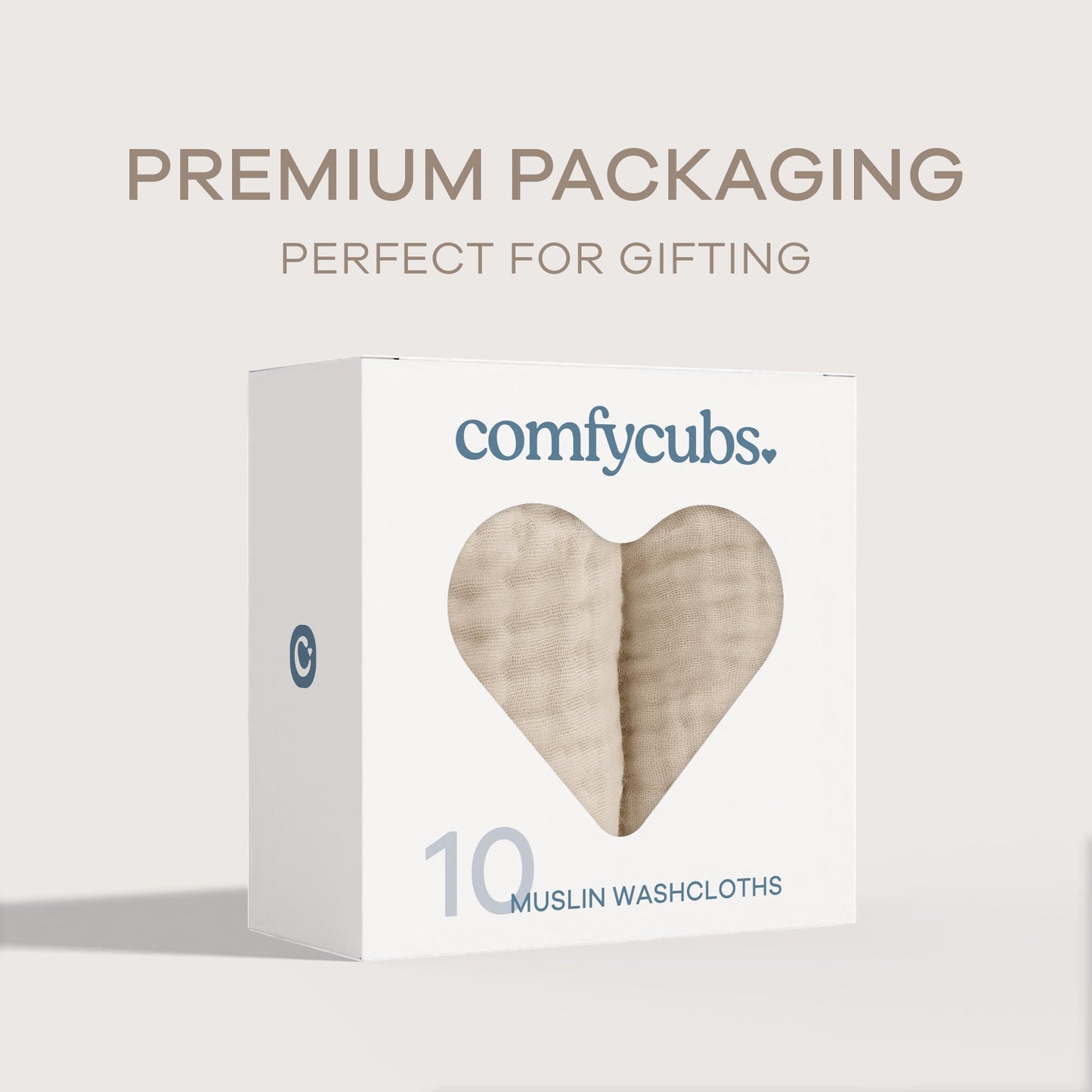 Muslin Washcloths - Sand