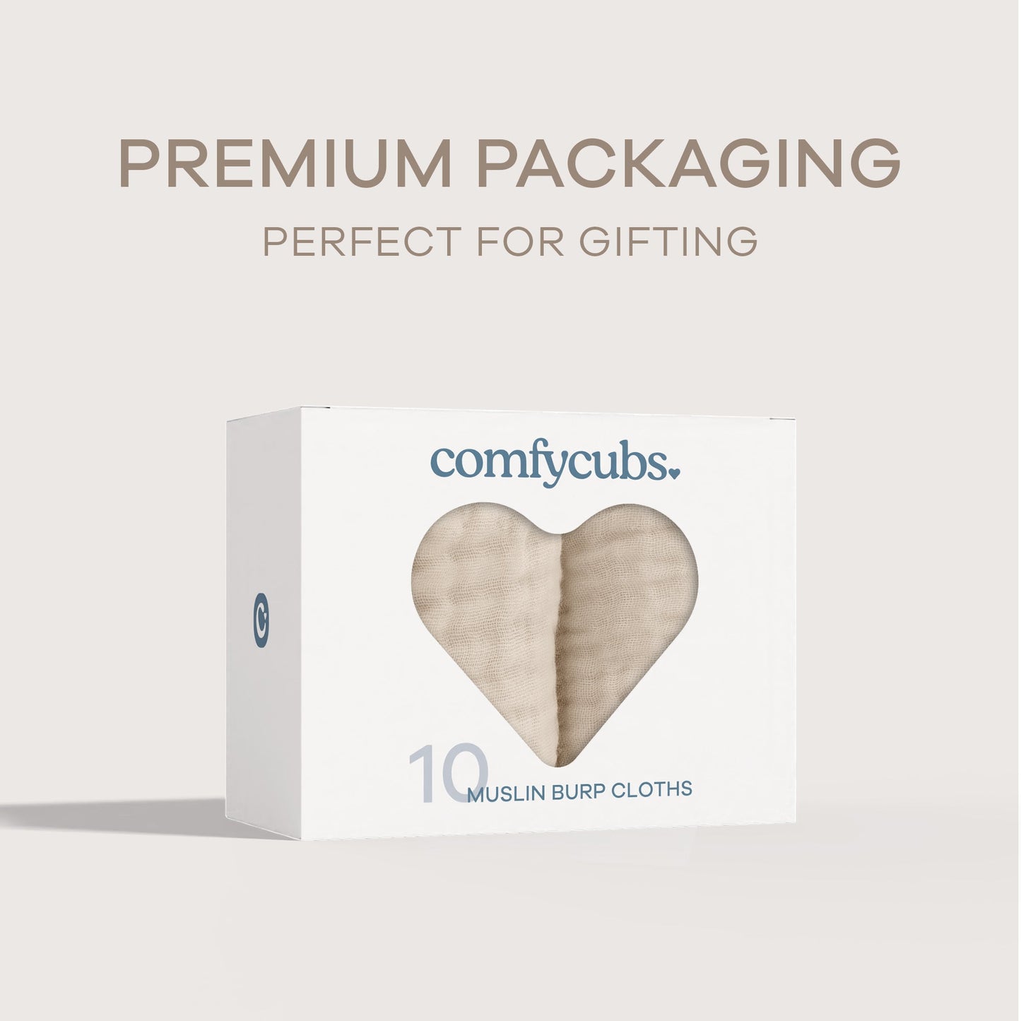 Muslin Burp Cloths - Sand