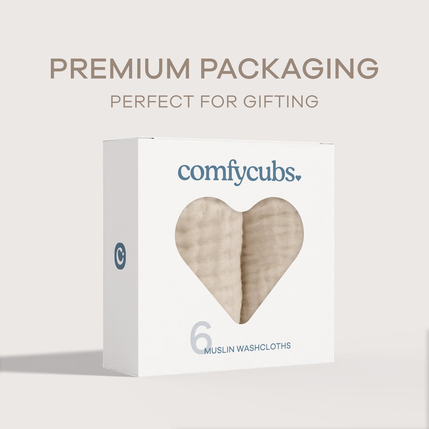 Muslin Washcloths - Sand