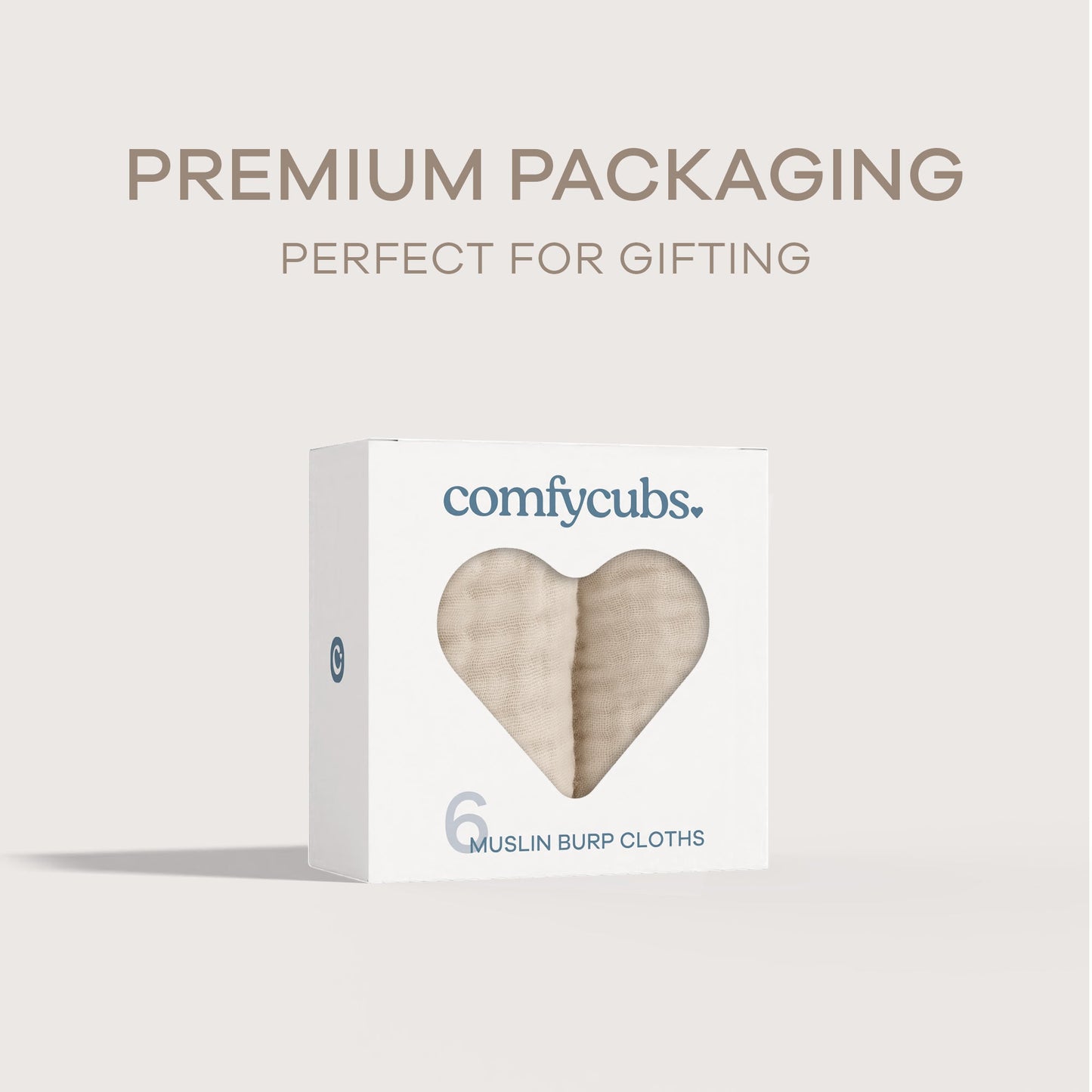 Muslin Burp Cloths - Sand