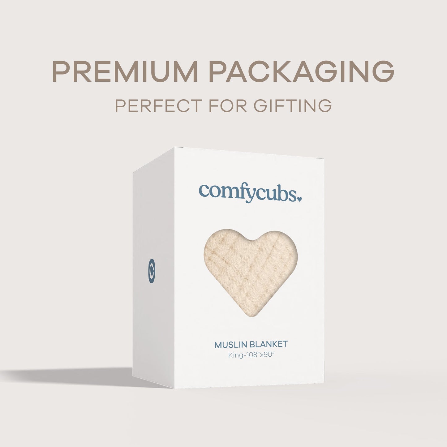 Adult Muslin Blanket in Sand