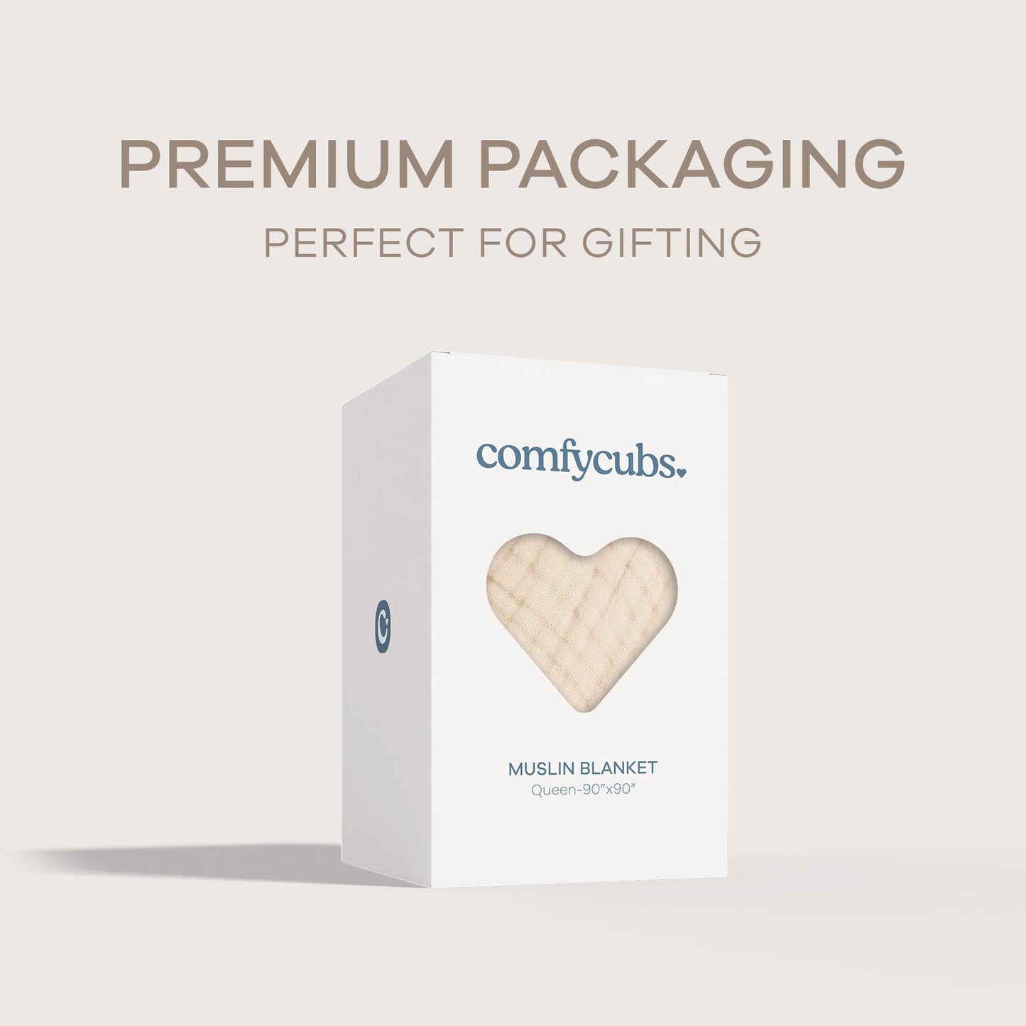 Adult Muslin Blanket in Sand