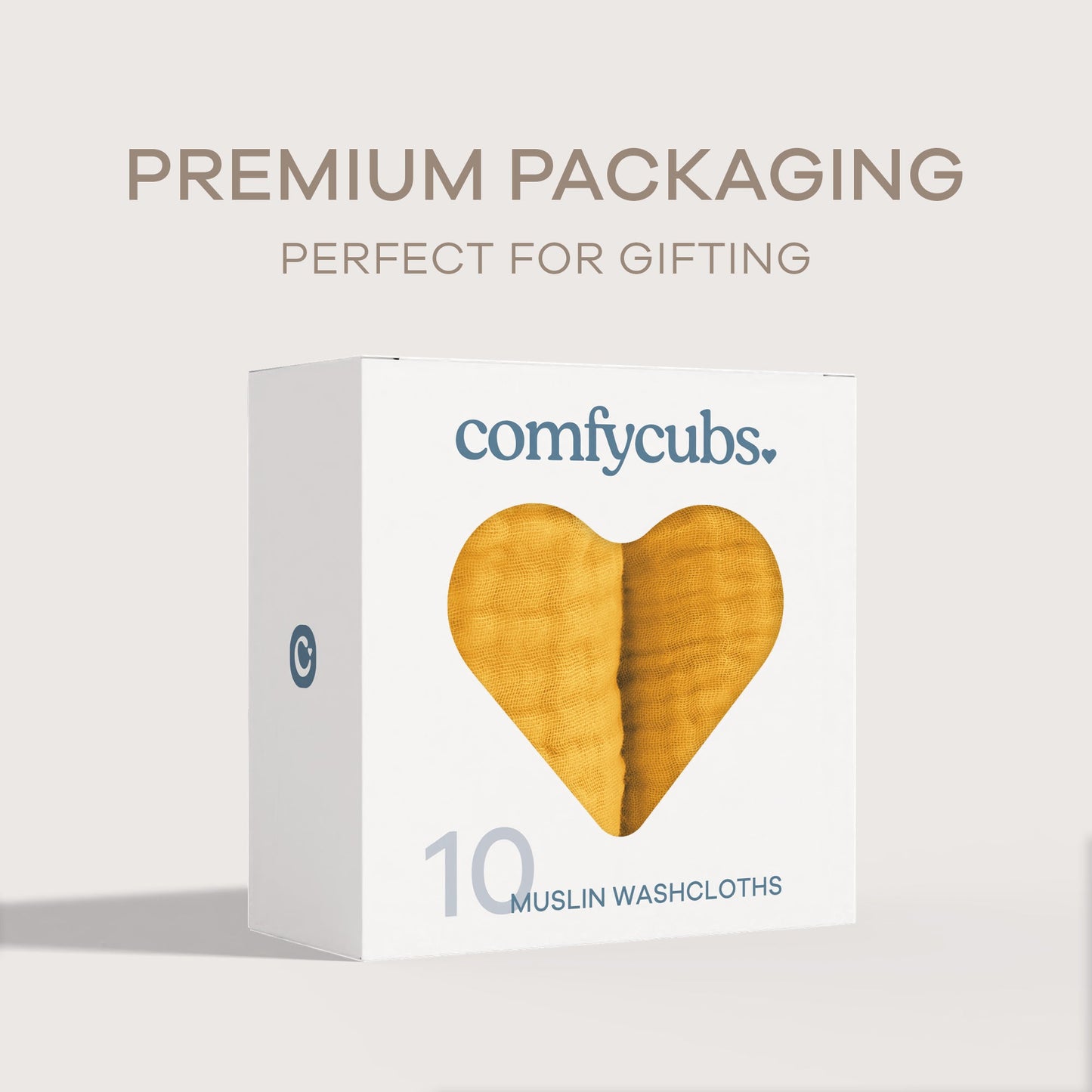 Muslin Washcloths - Turmeric