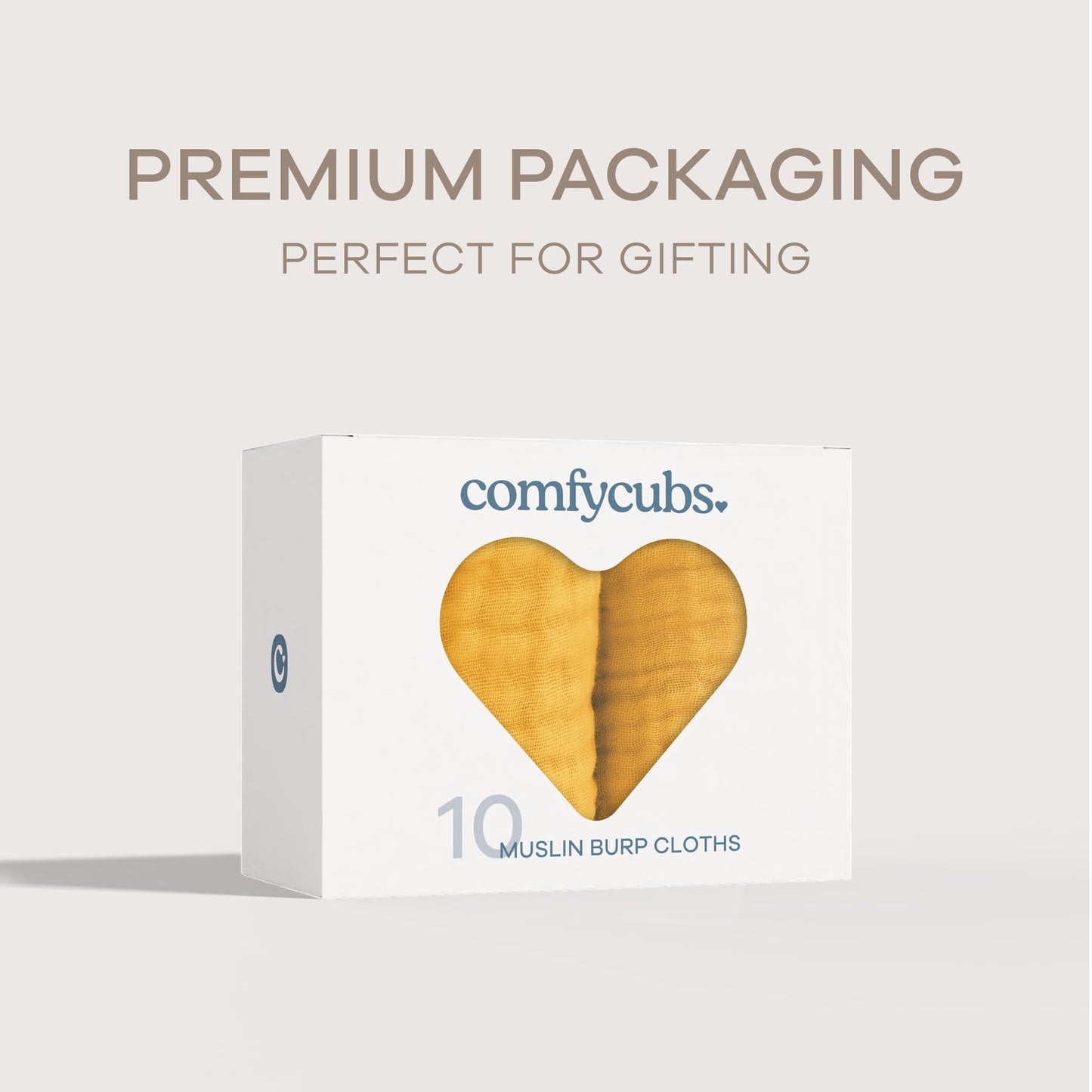 Muslin Burp Cloths - Turmeric