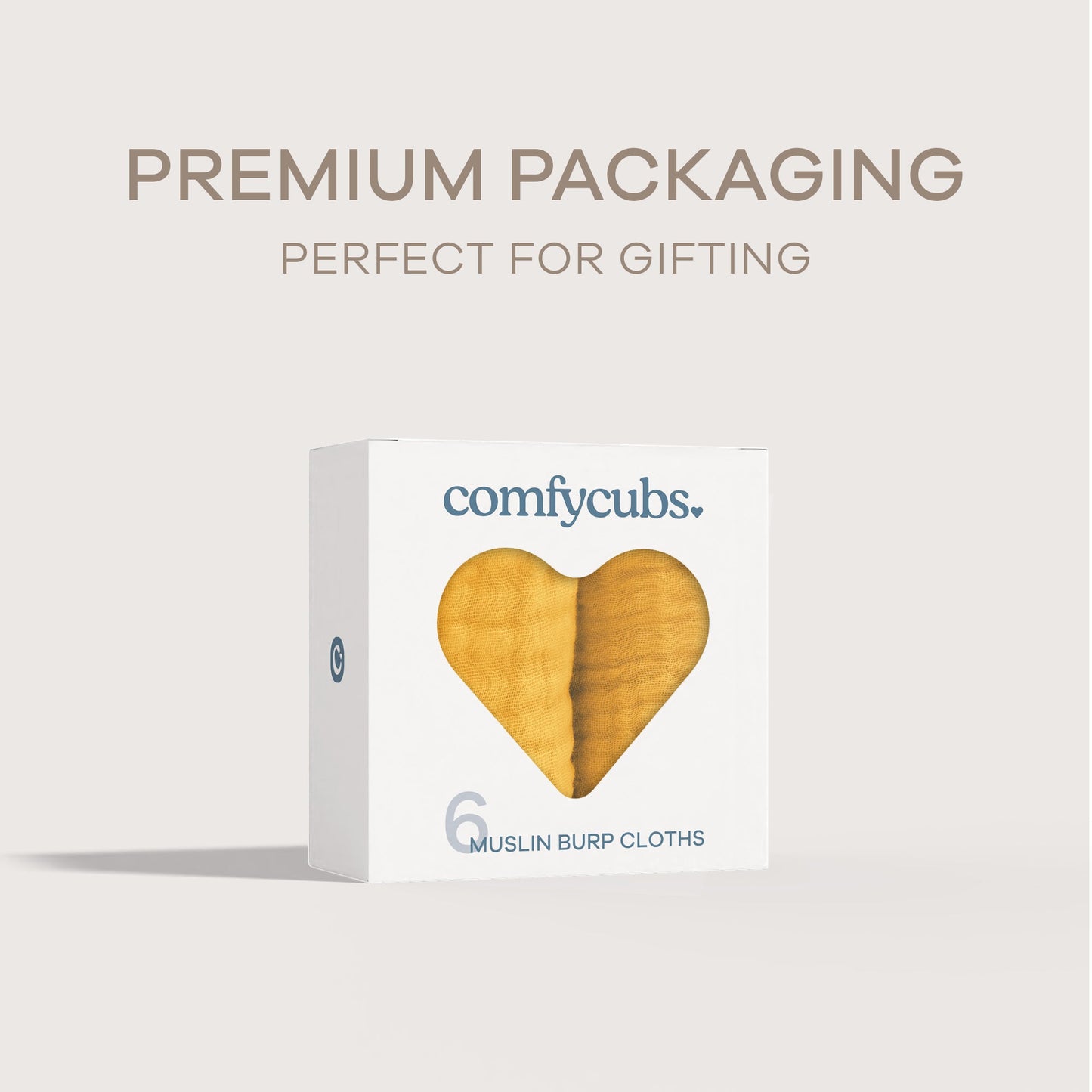 Muslin Burp Cloths - Turmeric