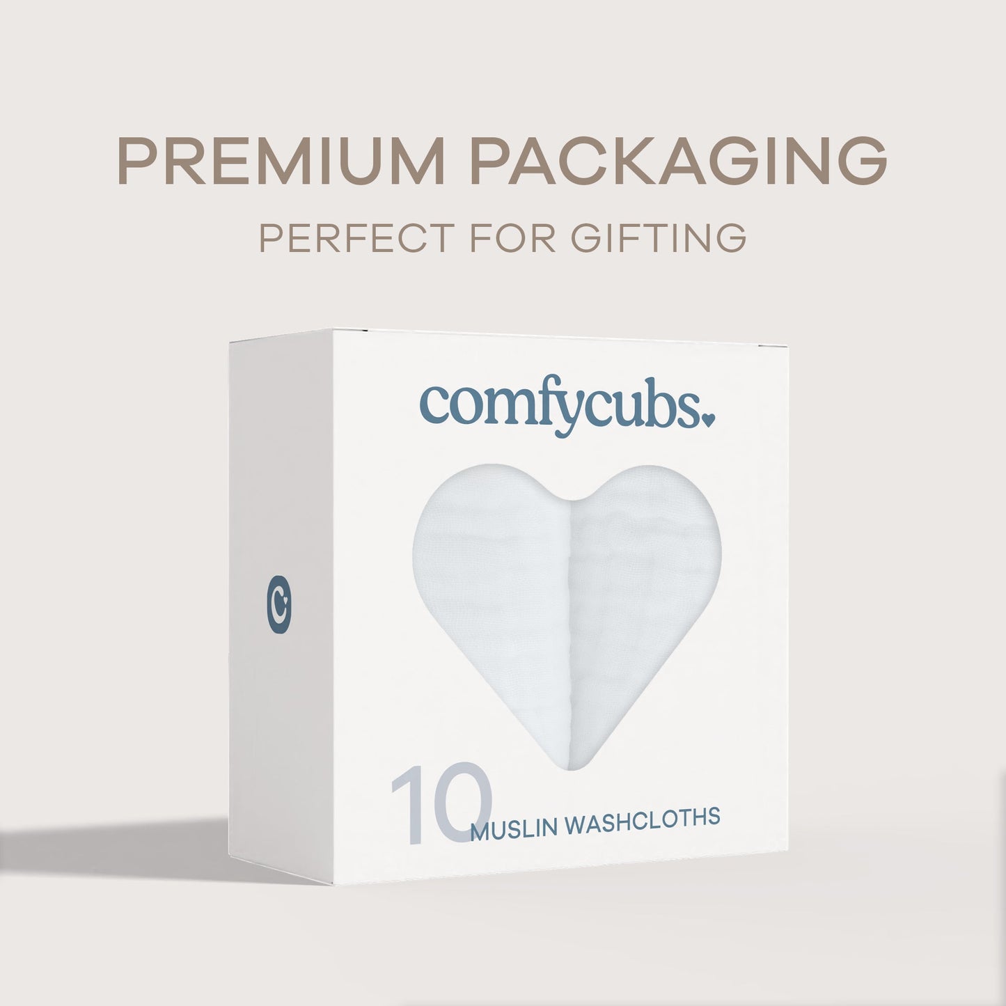 Muslin Washcloths - White