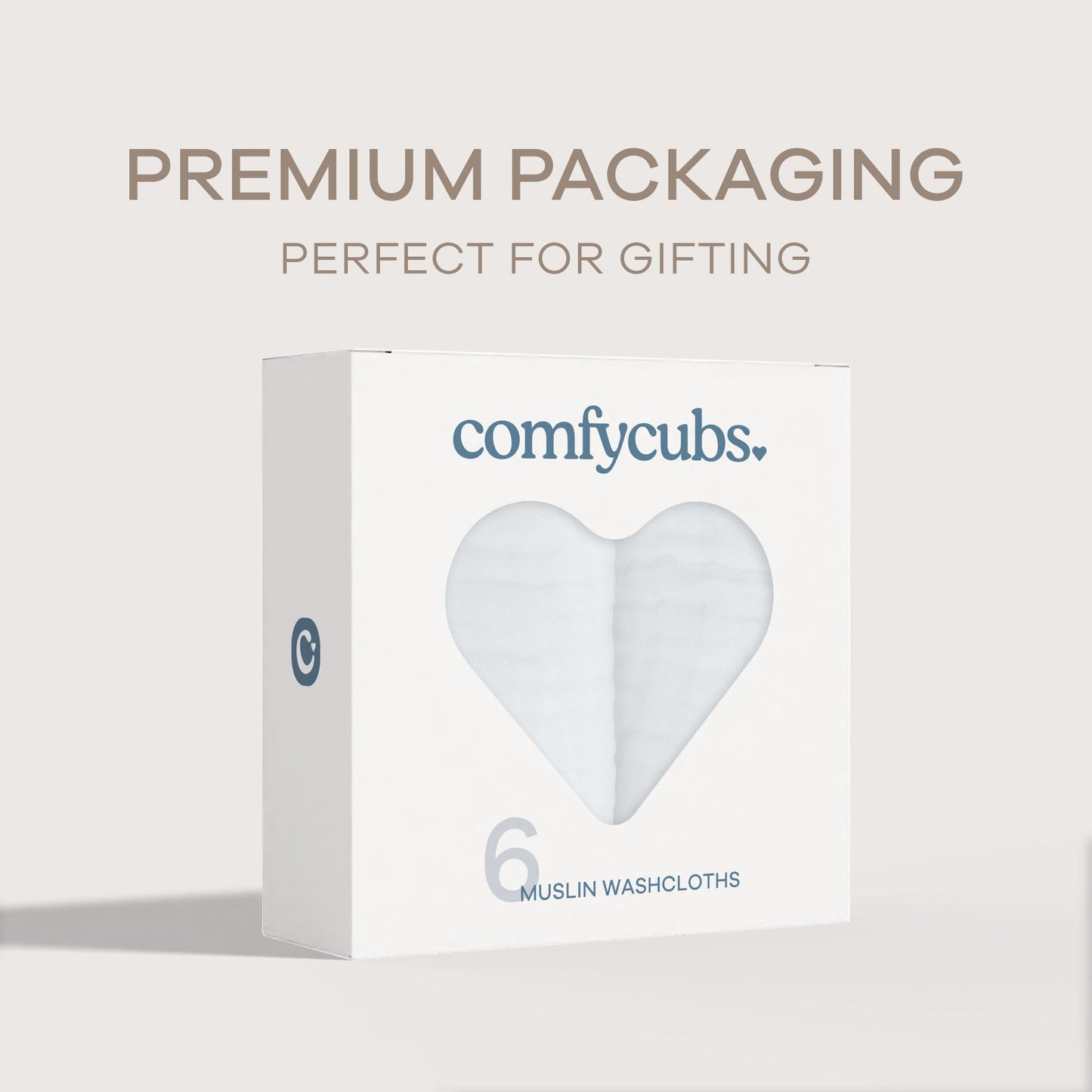 Muslin Washcloths - White