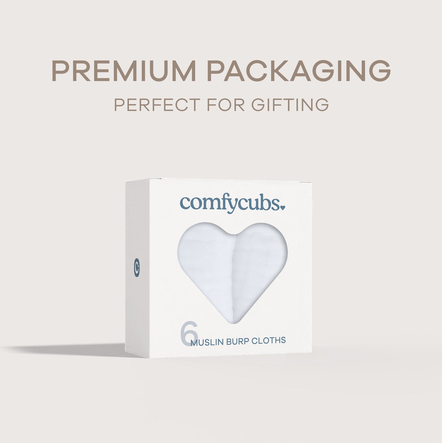 Muslin Burp Cloths - White