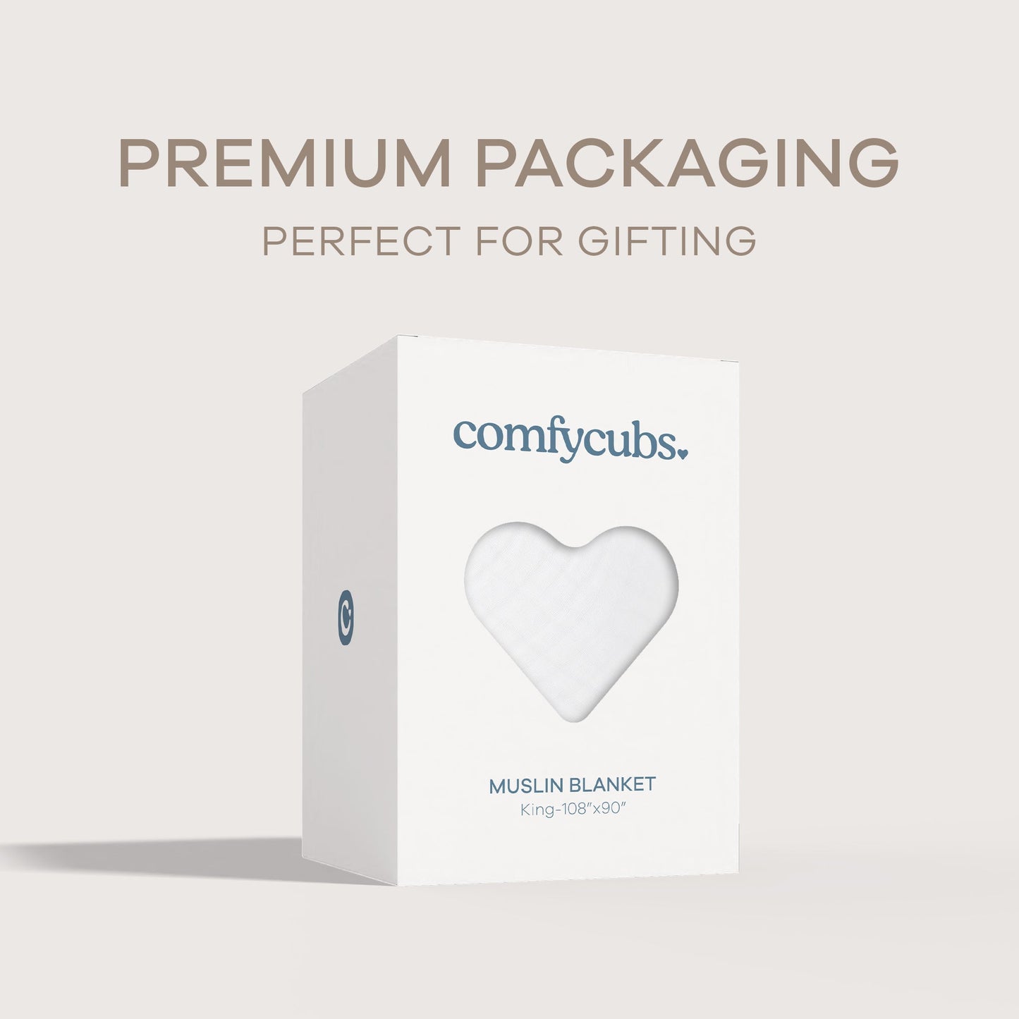 Adult Muslin Blanket in White