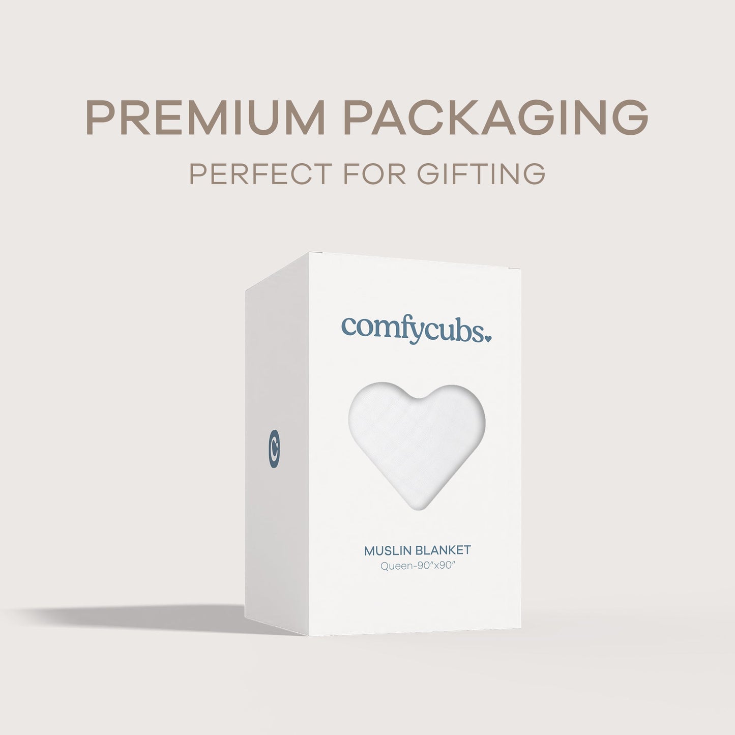 Adult Muslin Blanket in White