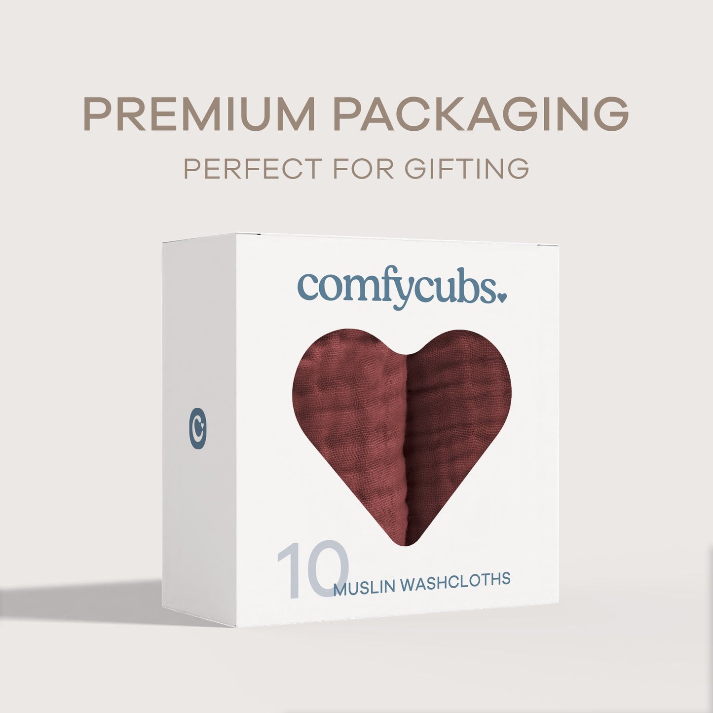 Muslin Washcloths - Wine