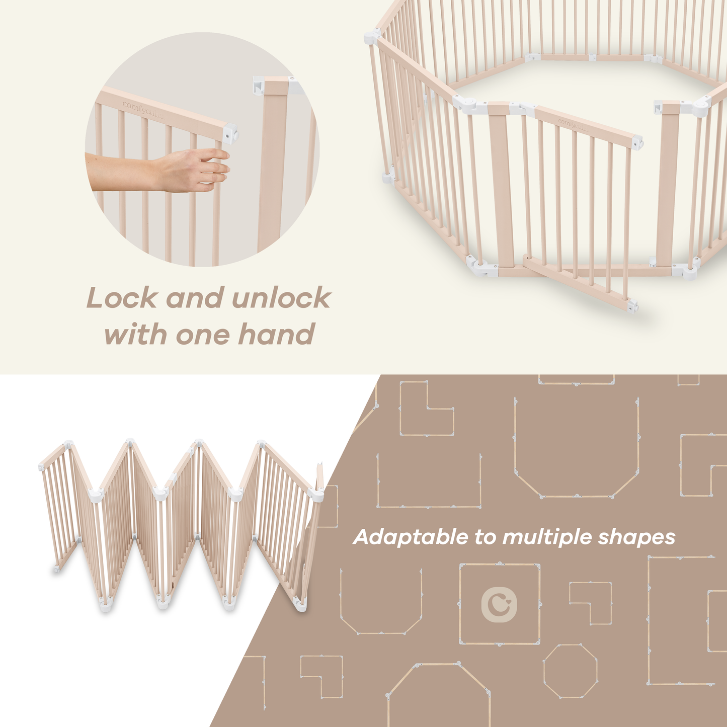 Playpen for Toddler and Babies in Blush