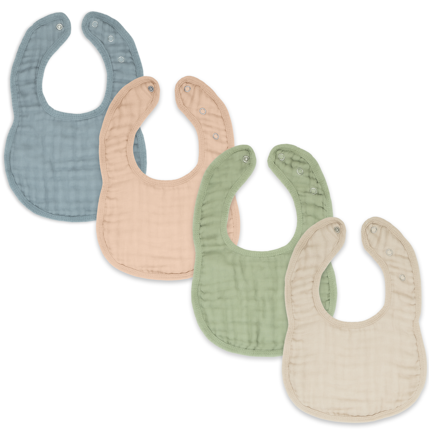 Muslin Bibs - Multicolor