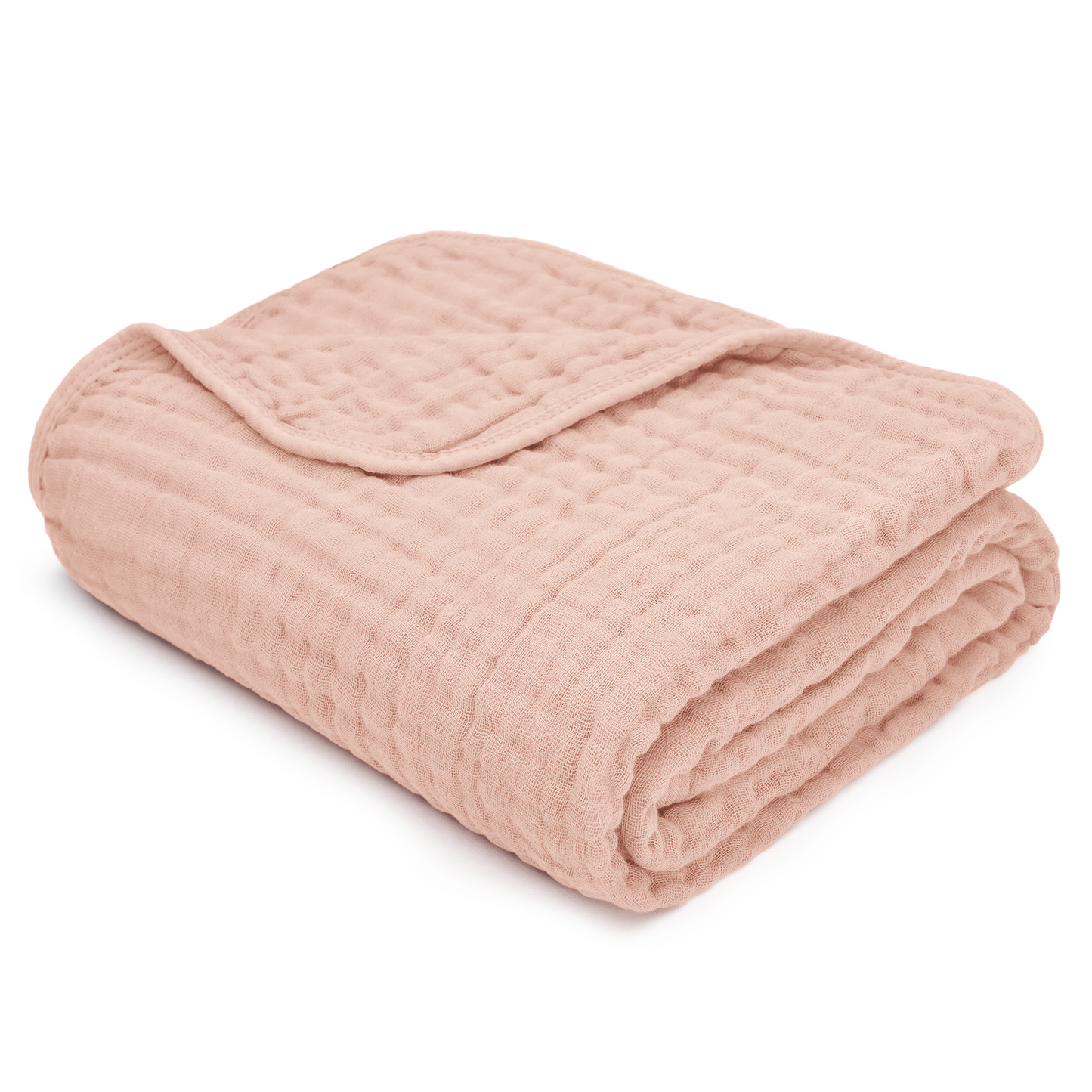 Baby Muslin Blanket in Blush