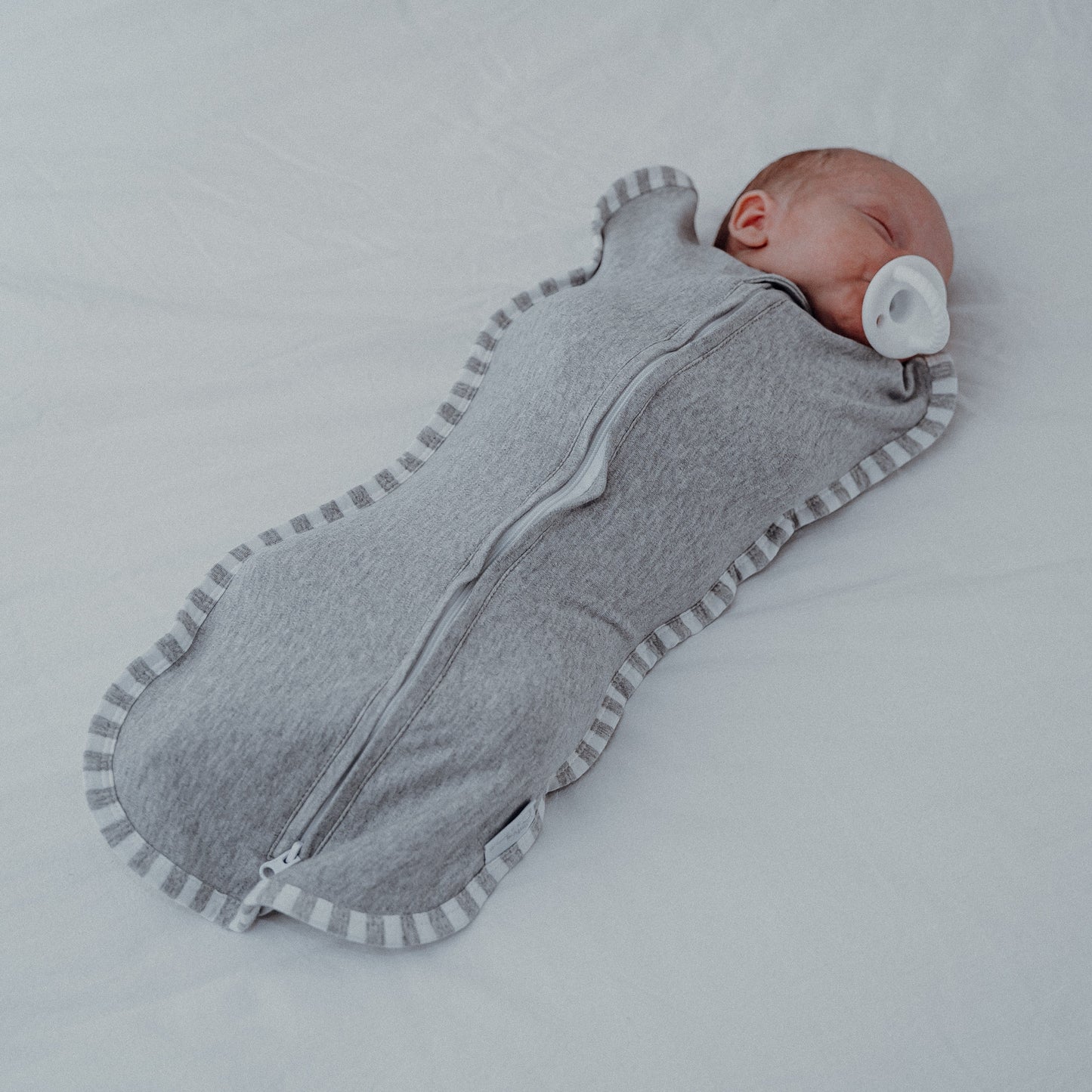 Easy Zipper Swaddle Blankets - Grey