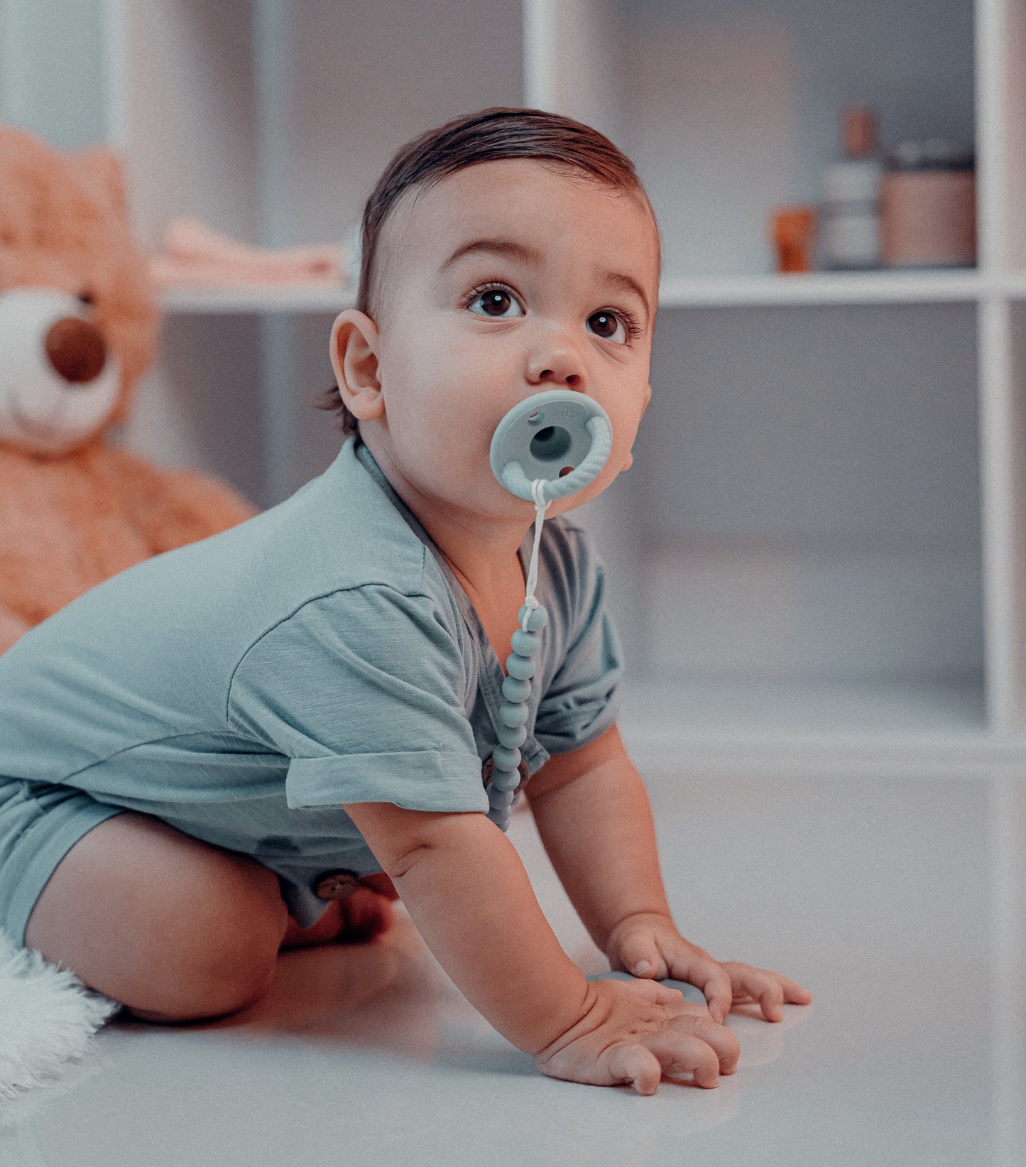 Pacifiers, 4 Pack - Earth Green