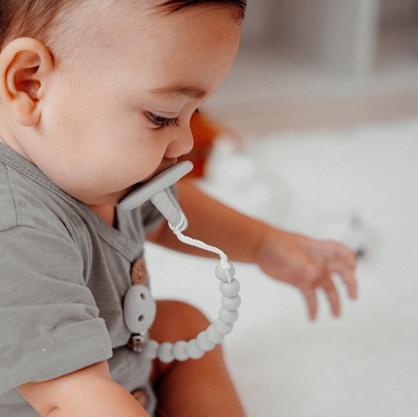 Pacifiers, 4 Pack - Grey