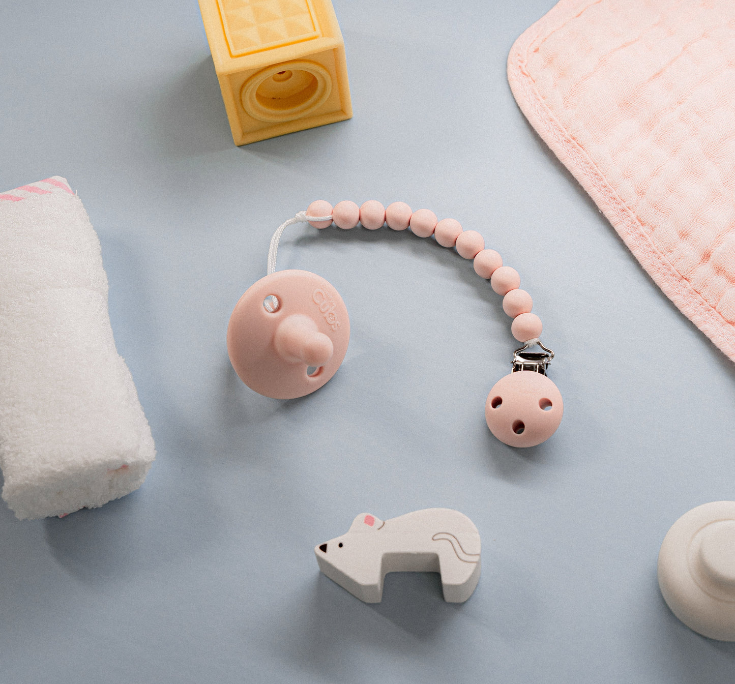 Pacifiers, 4 Pack - Pink Blush