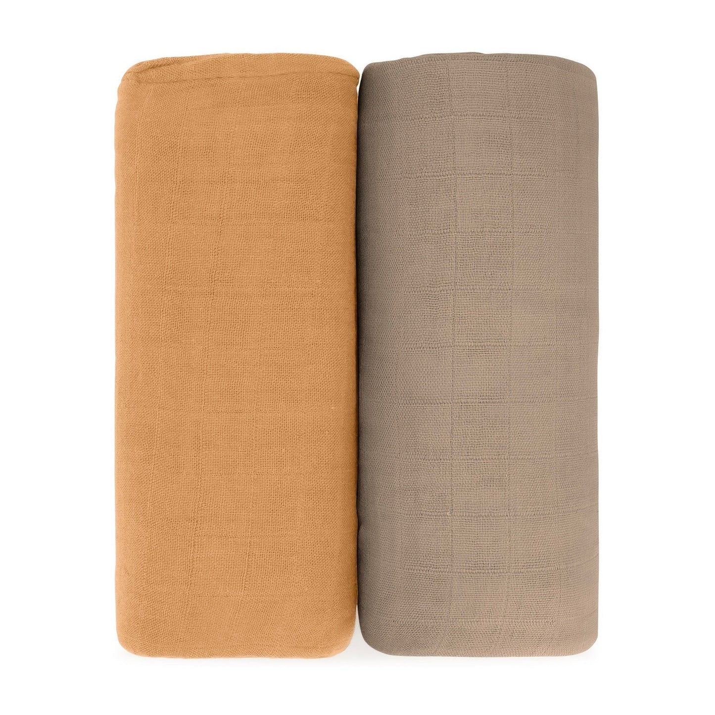 Muslin Swaddle Blanket, 2 Pack - Cedar & Caramel