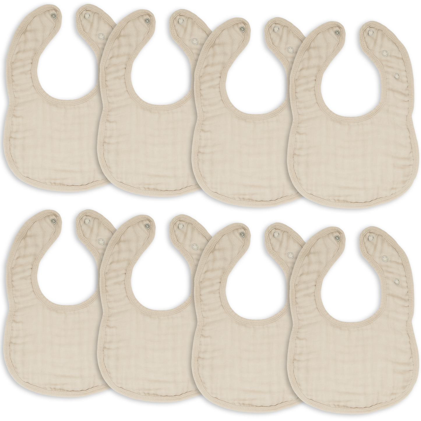 Muslin Bibs - Sand