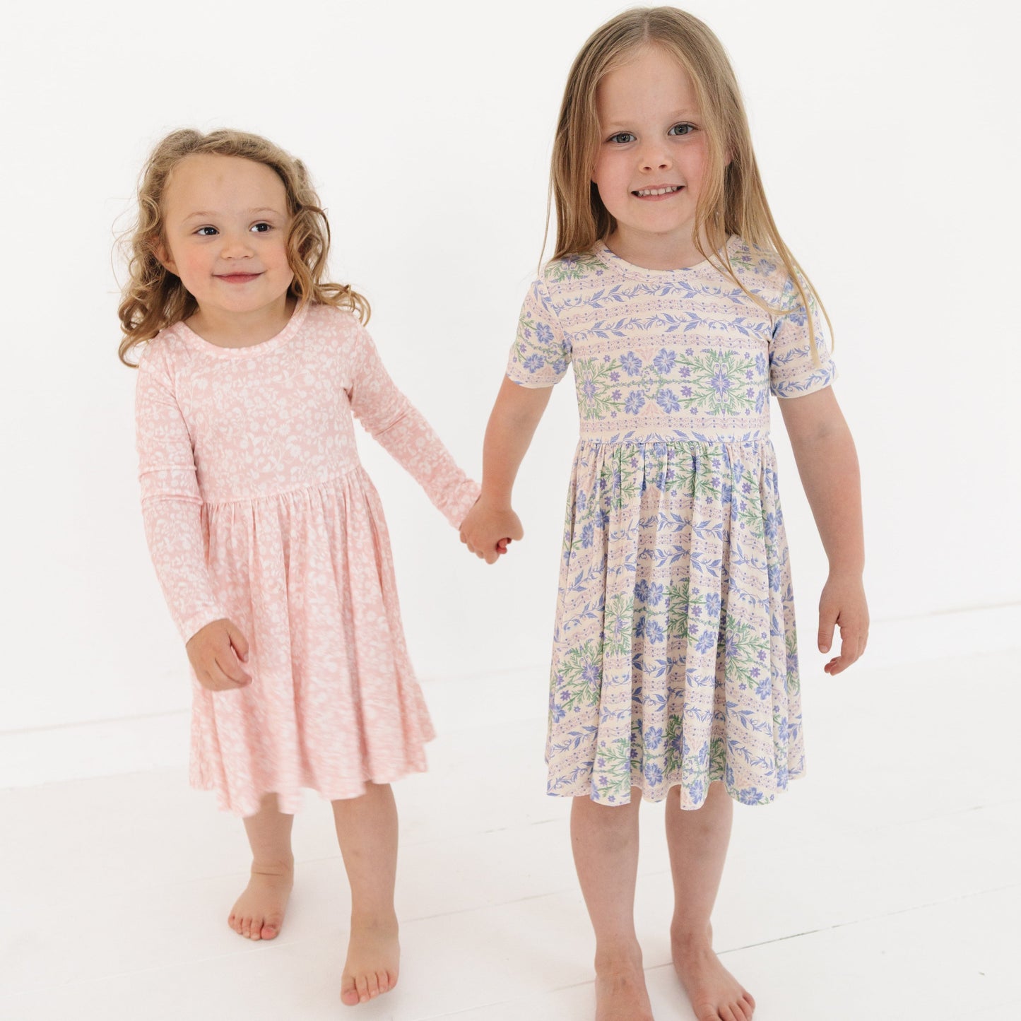 Spring Cascade Bamboo Twirl Dress