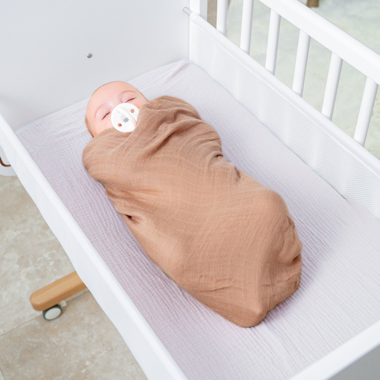 Muslin Swaddle Blanket, 1 Pack - Cedar