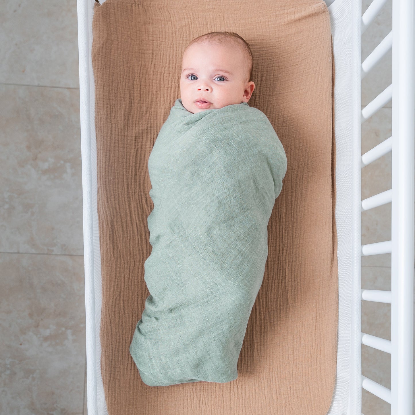 Muslin Swaddle Blanket, 1 Pack - Fern
