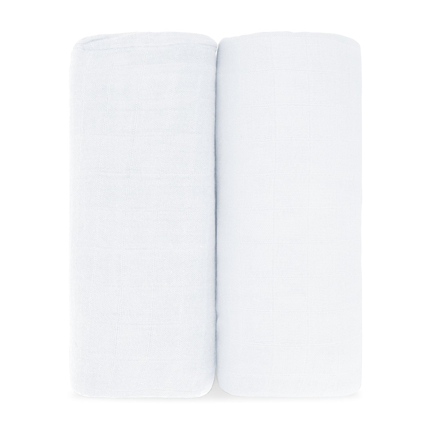 Muslin Swaddle Blanket, 2 Pack - White