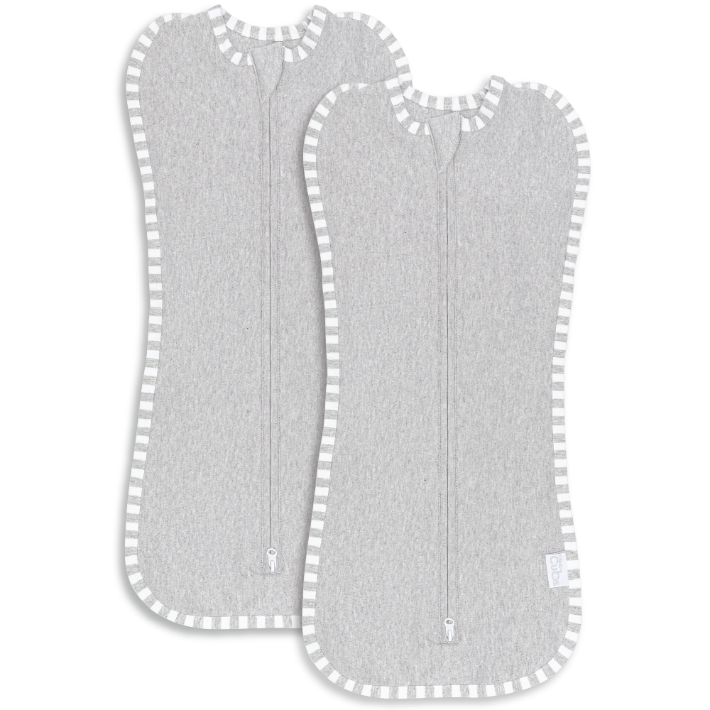 Easy Zipper Swaddle Blankets - Grey