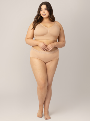 High-Waisted Postpartum Underwear Pack | Assorted Neutrals | Kindred Bravely - additional view