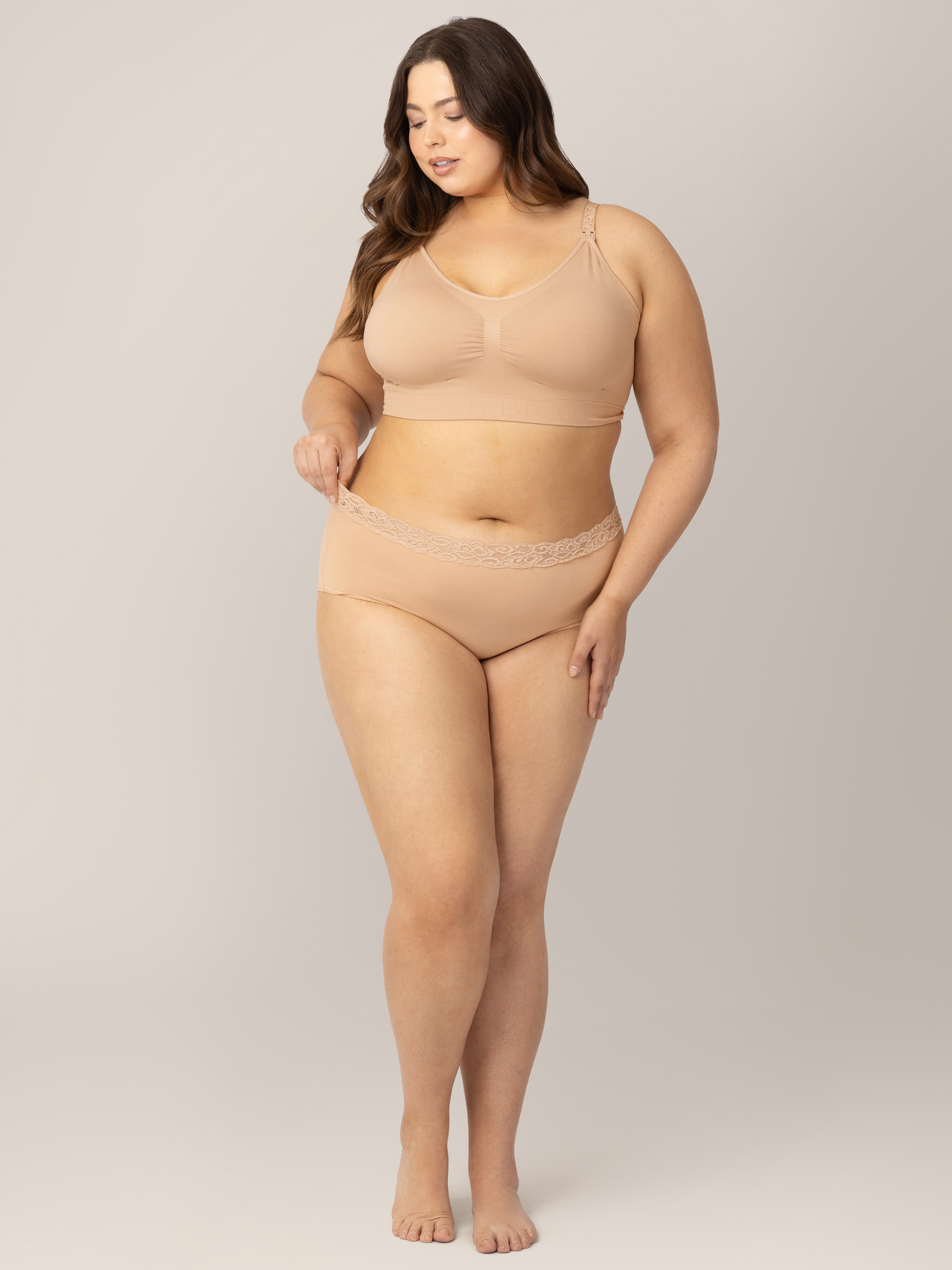 High-Waisted Postpartum Underwear Pack | Assorted Neutrals | Kindred Bravely - additional view