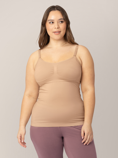 Sublime® Hands-Free Pumping & Nursing Tank | Beige