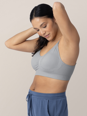 Simply Sublime® Nursing Bra | Grey | Kindred Bravely - additional view