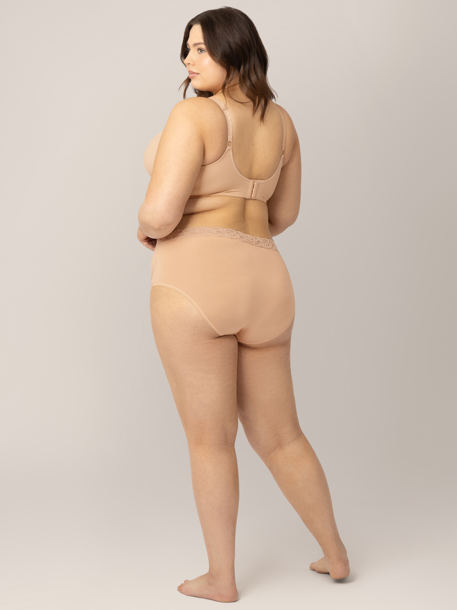 High-Waisted Postpartum Underwear Pack | Assorted Neutrals | Kindred Bravely - additional view
