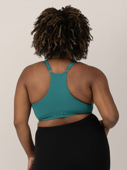 Sublime® Hands-Free Pumping & Nursing Sports Bra | Teal